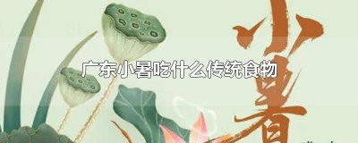 ​小暑适合吃什么糖水 广东解暑糖水