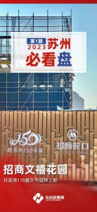 ​招商文禧花园：月亮湾170套大平层将上新 | 2023苏州必看盘①