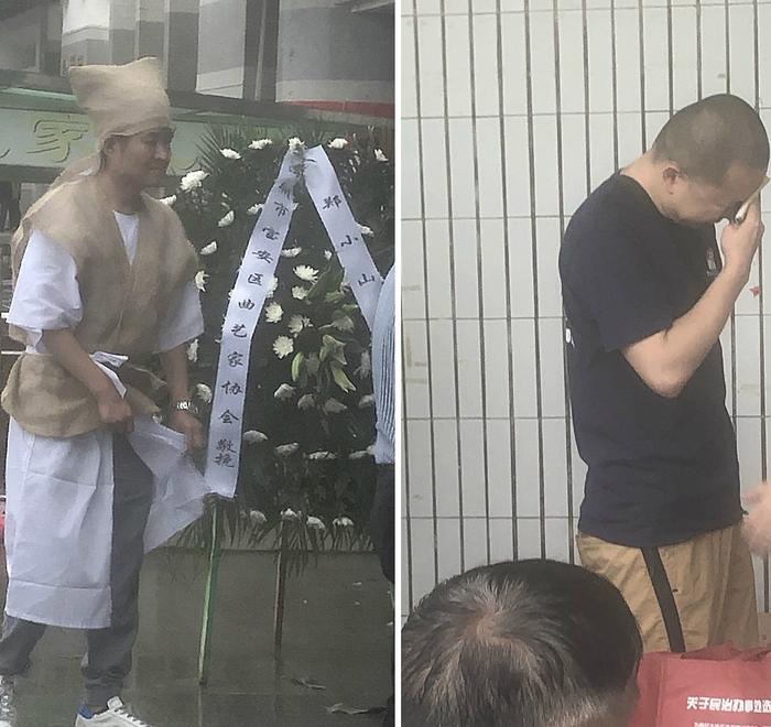 侯耀华现身相声名家郑小山追悼会，苗阜披麻戴孝显伤心