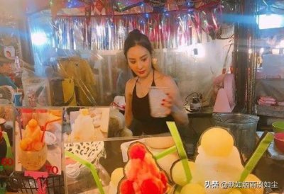 ​曼谷“水果西施”走红，身材颜值不输网红