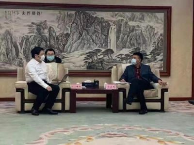 ​营口｜副市长张显斌会见日本赛奇株式会社考察团一行