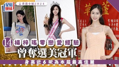 ​21岁荷兰籍华人夺香港小姐季军！读北京电影学院身高178会6种语言