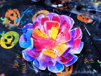 ​创意无限多，纸盘也能玩出多种花样来！快看，让你成为小小艺术家
