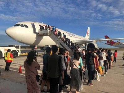 ​东航、川航成功接滞留塞班旅客回国，今天继续执飞