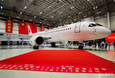 ​C919商业首飞一周年，东航第6架交付！也是全新的第一架！