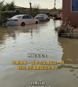 ​百年一遇！全国各地沿海地区出现海水倒灌，专家道出原因。