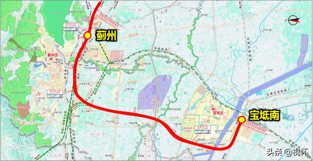 天津市域九条铁路线规划图（含高铁联络线今年天津同时在建铁路将达5条）(3)