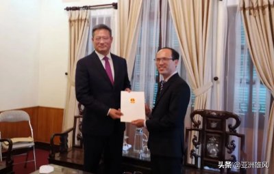 ​驻胡志明市总领事魏华祥递交领事任命书