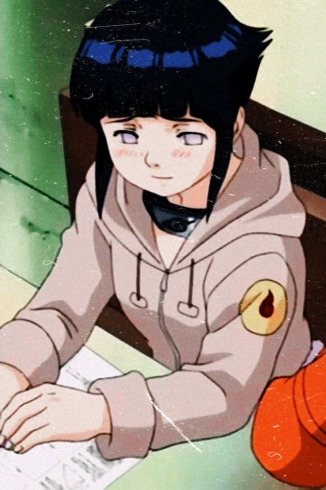 火影忍者 漩涡鸣人日向雏田情侣头像 二次元无水印动漫情侣头像