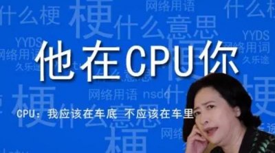 ​他在CPU你是什么梗（网路上的CPU到底什么梗）