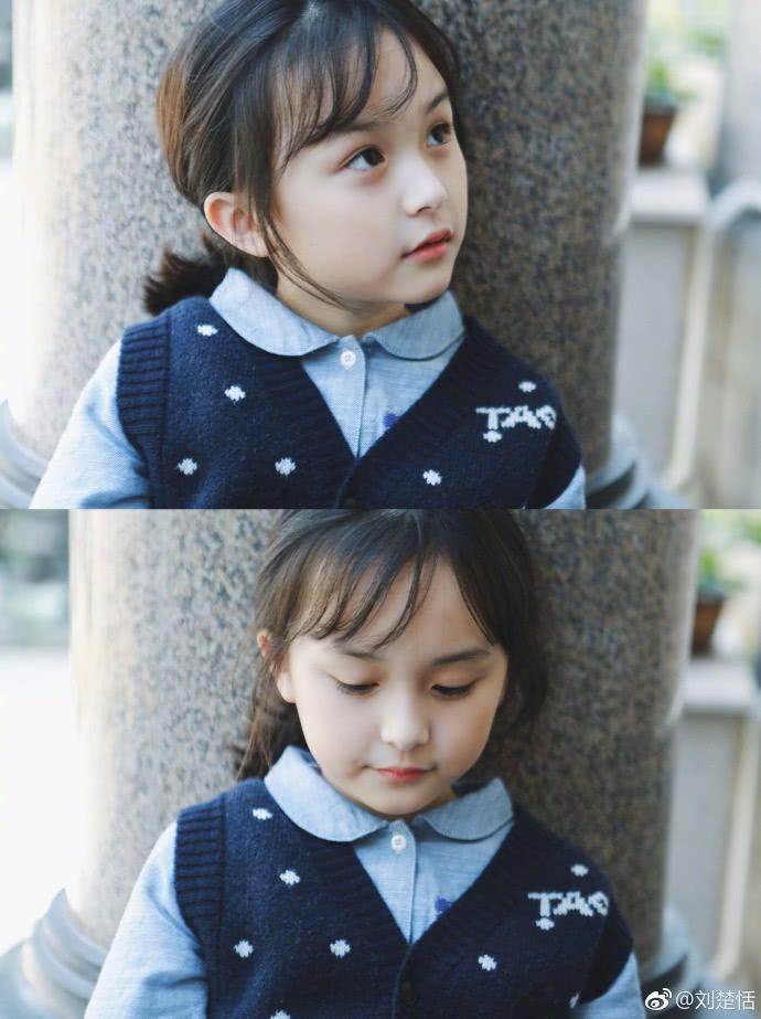 9岁刘楚恬就已是这般模样,难怪娱乐圈都在等她长大