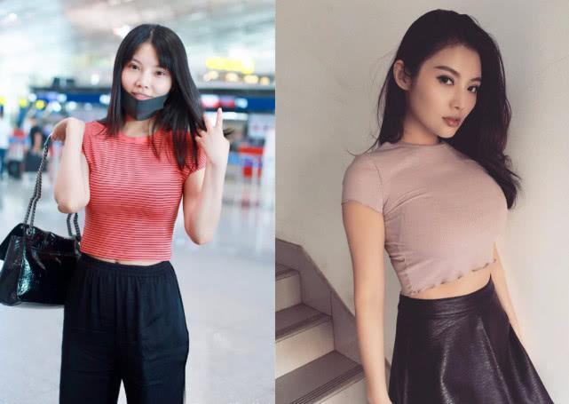 大嫂徐冬冬素颜现身机场,无妆的她清纯范十足,与妆后差别挺大