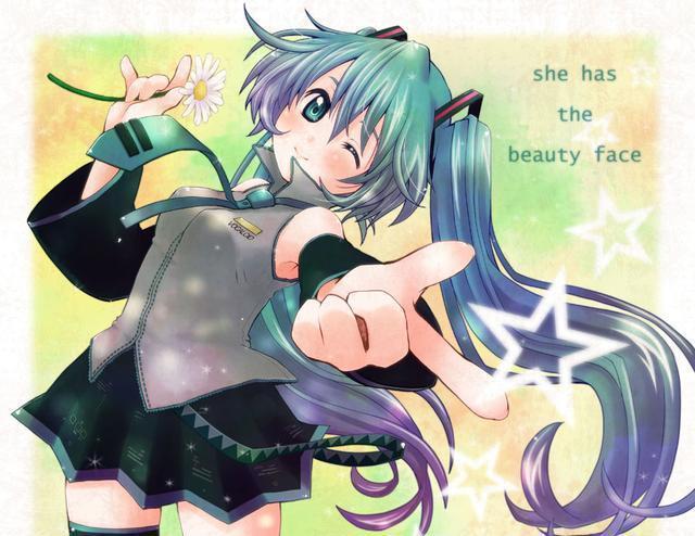 超好看的壁纸1;初音未来