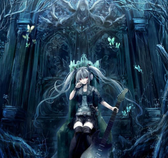 超好看的壁纸1;初音未来