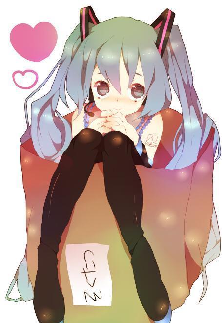 超好看的壁纸1;初音未来