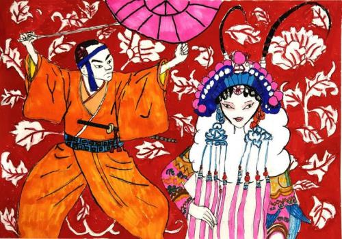 浓墨重彩的一笔的意思