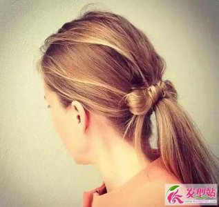 ​大蝴蝶结怎么扎头发才好看