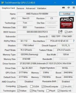 ​6600xt8g显卡相当于什么水平