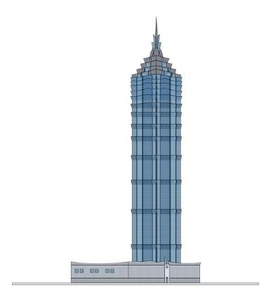 上海金茂大厦建设（上海第三高建筑）(3)