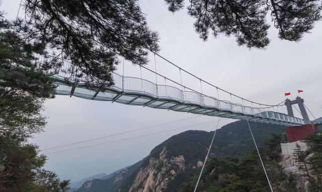 惊艳!临沂海拔最高的玻璃桥亮相蒙山