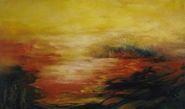 区分真迹与印刷品,中国画与西方油画的相同点和不同点?图1