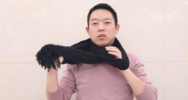 怎么围围巾，围一圈的围巾围法？图8