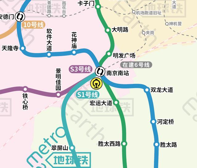 南京轨道交通线路图(南京轨道交通运营)(10)