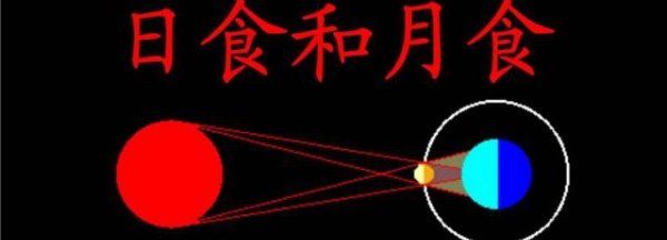日食的形成示意图,日食和月食是光的什么现象形成的图1