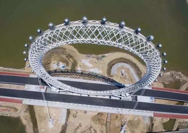 白浪河大桥摩天轮，创三项世界之最！