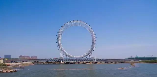 白浪河大桥摩天轮，创三项世界之最！