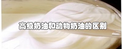 ​高级奶油和动物奶油的区别