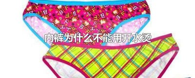 ​内裤为什么不可以用开水烫 内裤为什么不可以用热水洗
