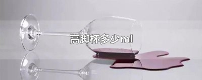 ​高脚杯多少ml