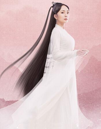 《三十三世十里桃花》杨幂演技造型在线的白浅上神古装图片大全