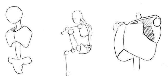 动漫躯干怎么画？动漫人物躯干绘制教程！