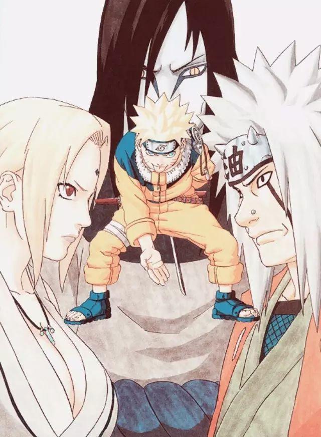 火影忍者：木叶三忍自来也美图