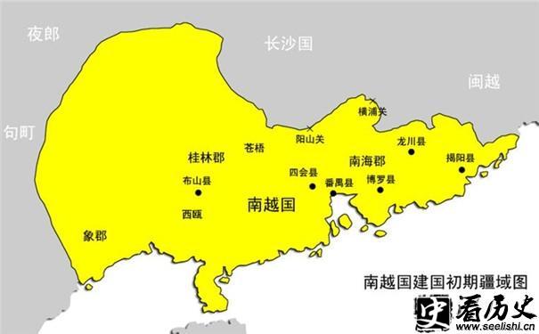 南越国地图