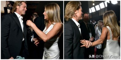 ​布拉德·皮特、詹妮弗·安妮斯顿15年后世纪同框！皮特紧抓前妻手