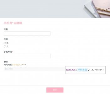 ​如何隐藏手机号中间4位数字？用Replace替换，保护隐私