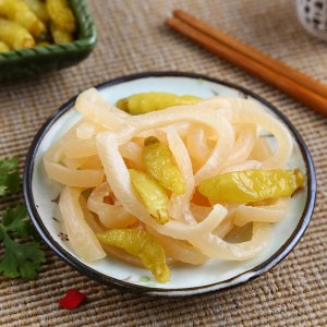 ​美食分享：泡椒猪皮