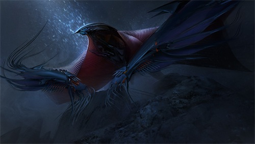 一起来欣赏这组充满想象力的科幻插画作品吧！画技优秀未来感十足