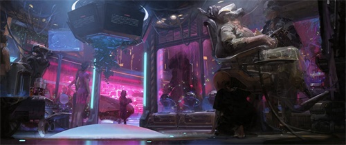 一起来欣赏这组充满想象力的科幻插画作品吧！画技优秀未来感十足