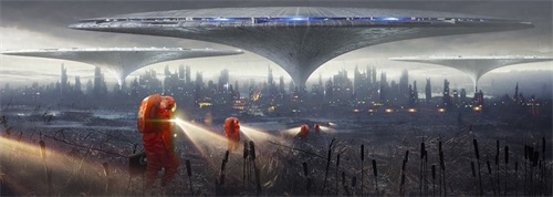 一起来欣赏这组充满想象力的科幻插画作品吧！画技优秀未来感十足