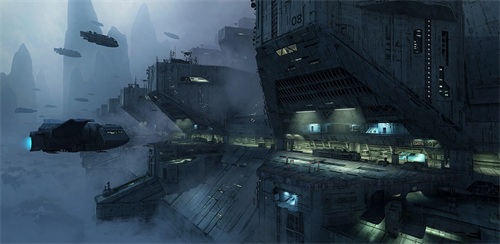 一起来欣赏这组充满想象力的科幻插画作品吧！画技优秀未来感十足