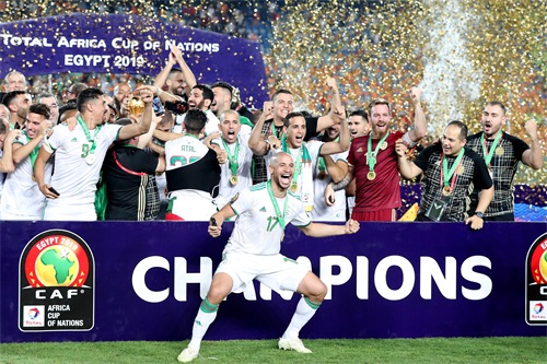 足球——非洲杯：阿尔及利亚夺冠