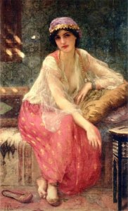 ​33张西方油画人物，典雅与优美的女全身像