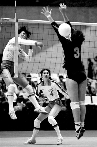 老照片：老女排名将陈招娣