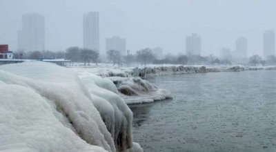 ​芝加哥迎来25年最低气温 酷寒程度堪比南极