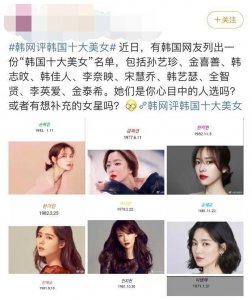 ​姜还是老辣？十大美女的平均年龄是40岁