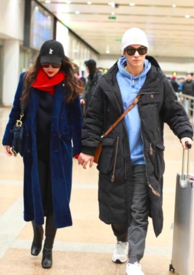 杜江又要当爸?39岁霍思燕现身机场,体型圆润孕味十足疑似怀二胎